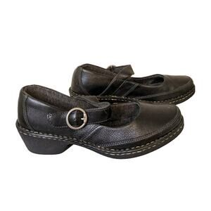 Eastland Women's Shoes Clogs Bella Black Leather Size 11 Low Heel